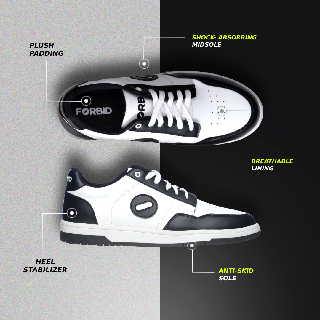 Forbid Yin & Yang | Black and White Sneaker