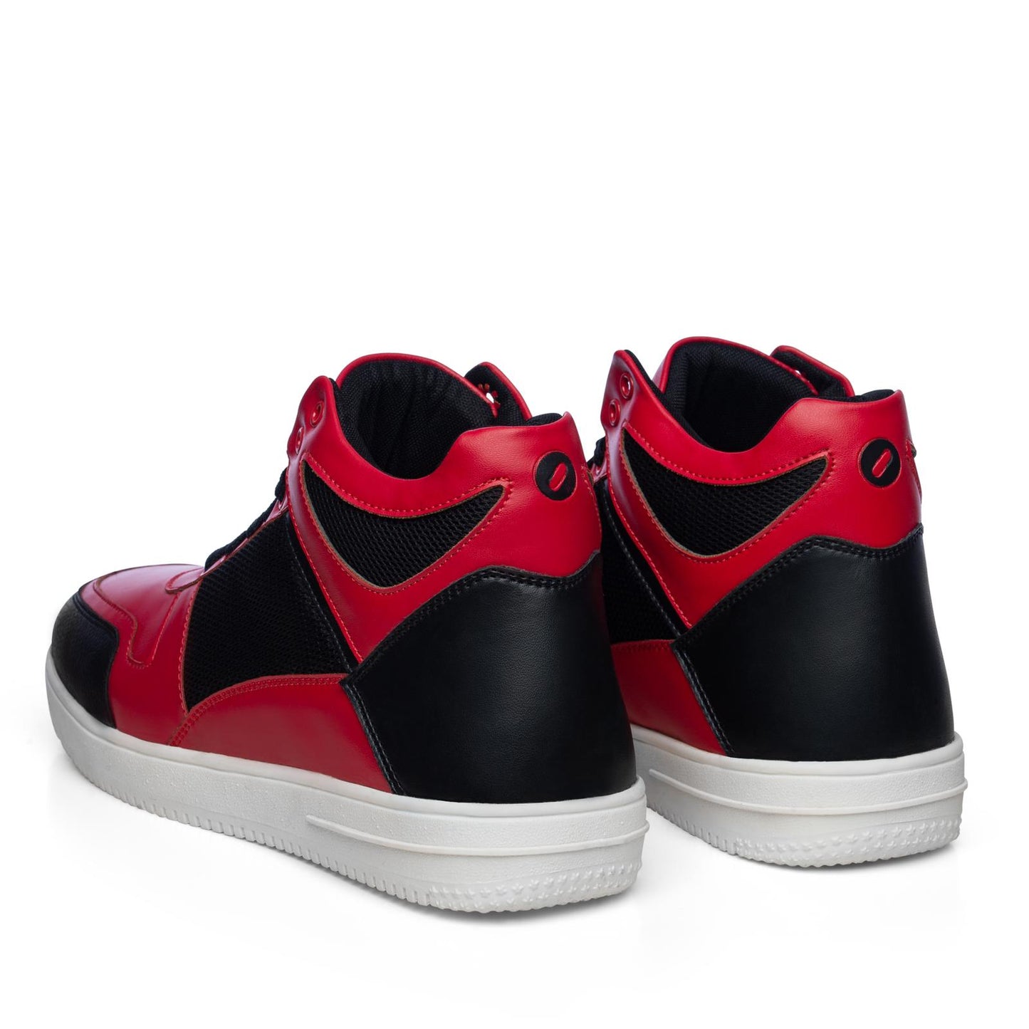 Forbid Flame: Red and Black Boots