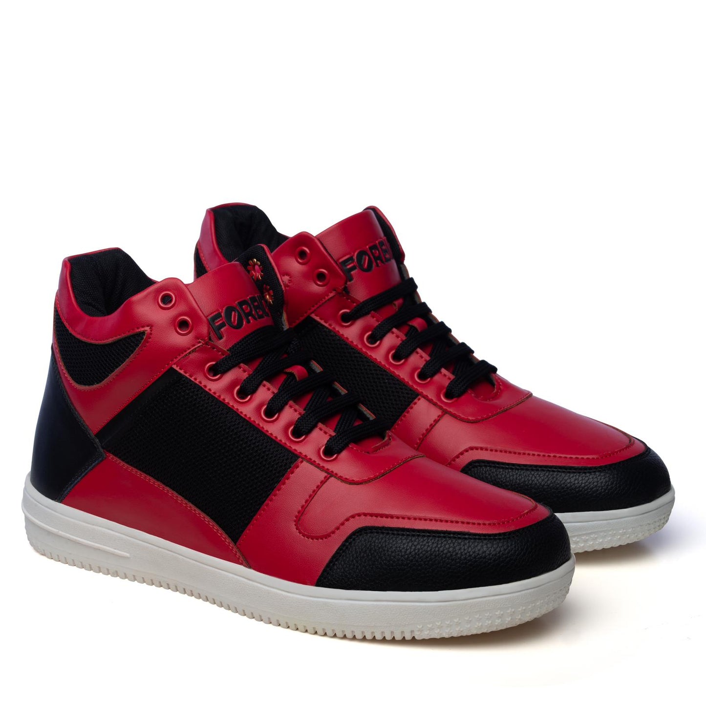 Forbid Flame: Red and Black Boots