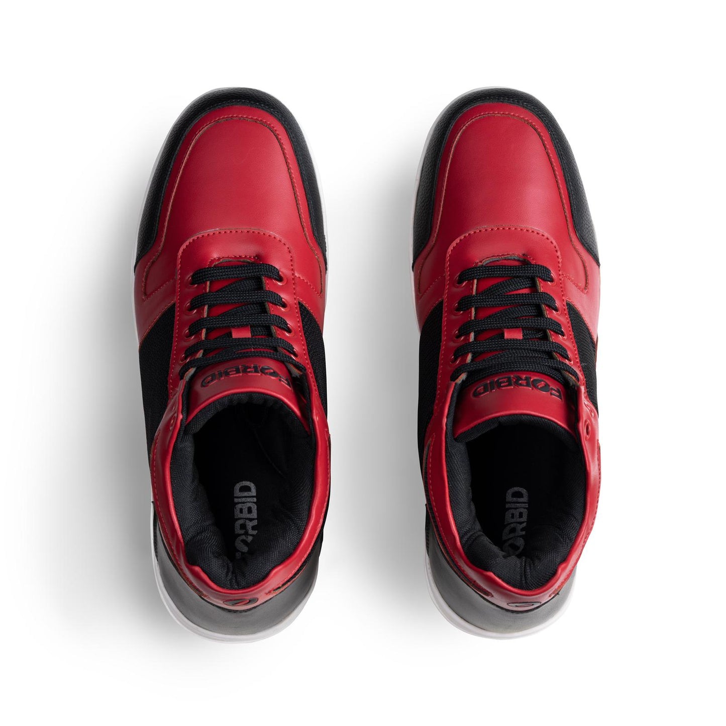Forbid Flame: Red and Black Boots