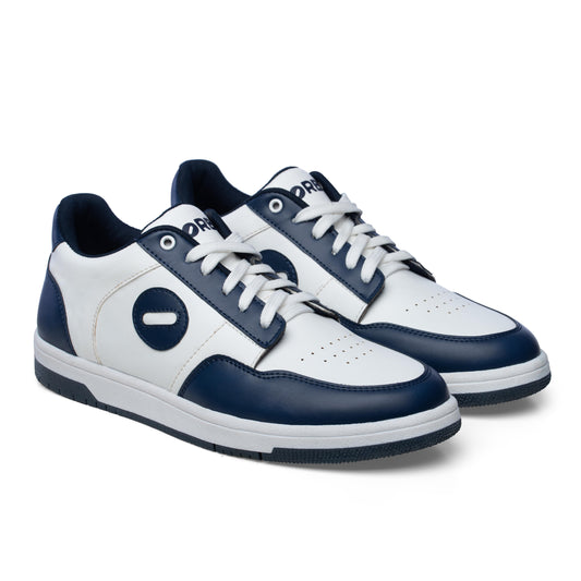Navy blue and white sneaker shoes affordable